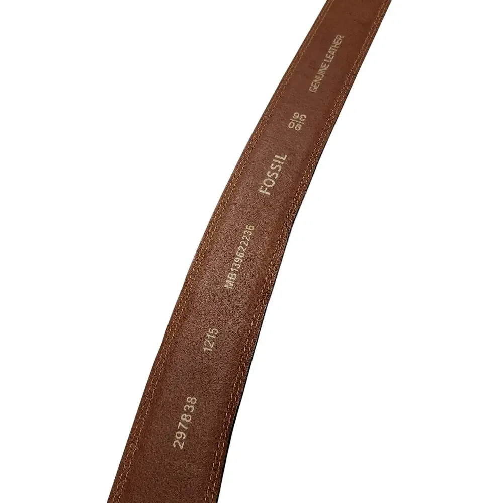 Fossil Mens Cognac Brown 1.5